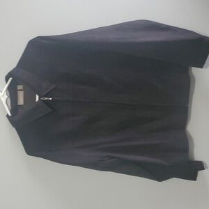 Croft & Barrow Jacket Womens Size Xl X-large Black Zip-Up